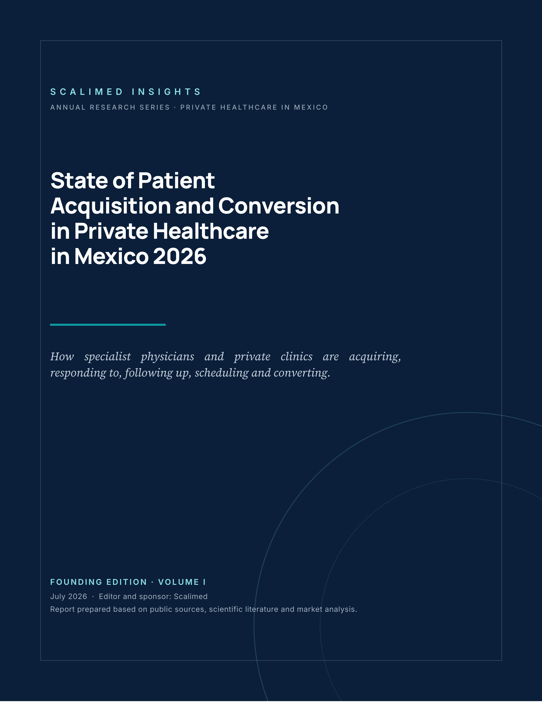 Cover — State of Patient Acquisition and Conversion in Private Healthcare in Mexico 2026